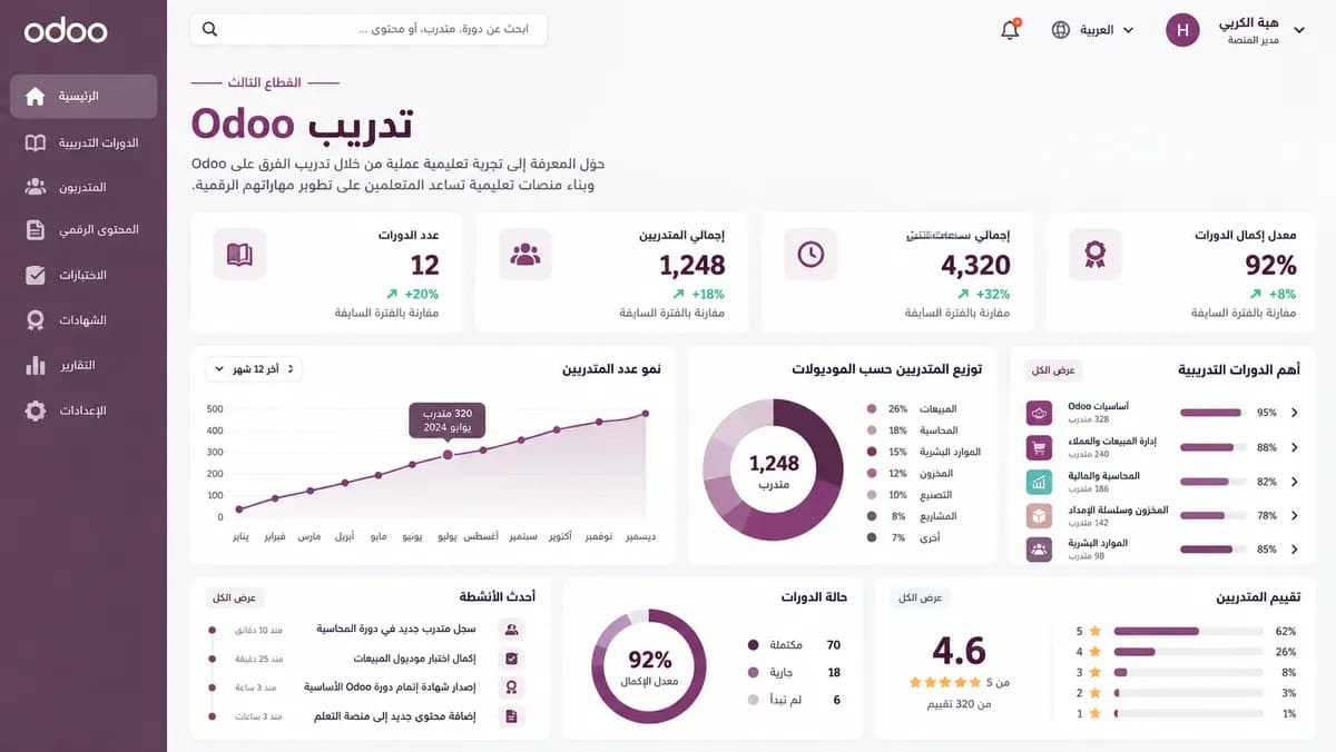 تدريب Odoo
